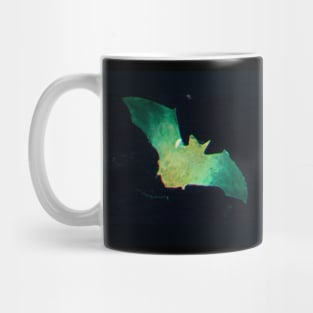 Green Galaxy Emo Bat Mug